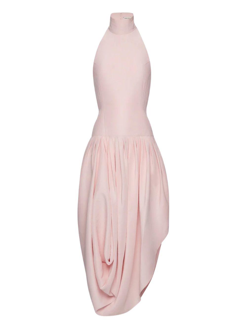 Abito con gonna drappeggiata in rosa Magda butrym - donna 