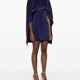 Abito con mantella in blu Roland Mouret - donna 