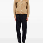 Giacca-camicia con tasche in beige Mm6 maison margiela - uomo 