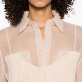 Camicia con trasparenze in rosa Ermanno Scervino - donna 