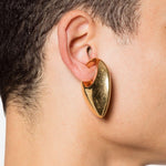 Orecchino Spada in oro Panconesi - unisex 