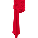 Gonna drappeggiata in rosso The andamane - donna 