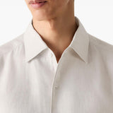 Camicia a maniche lunghe oasi in beige Zegna - uomo 