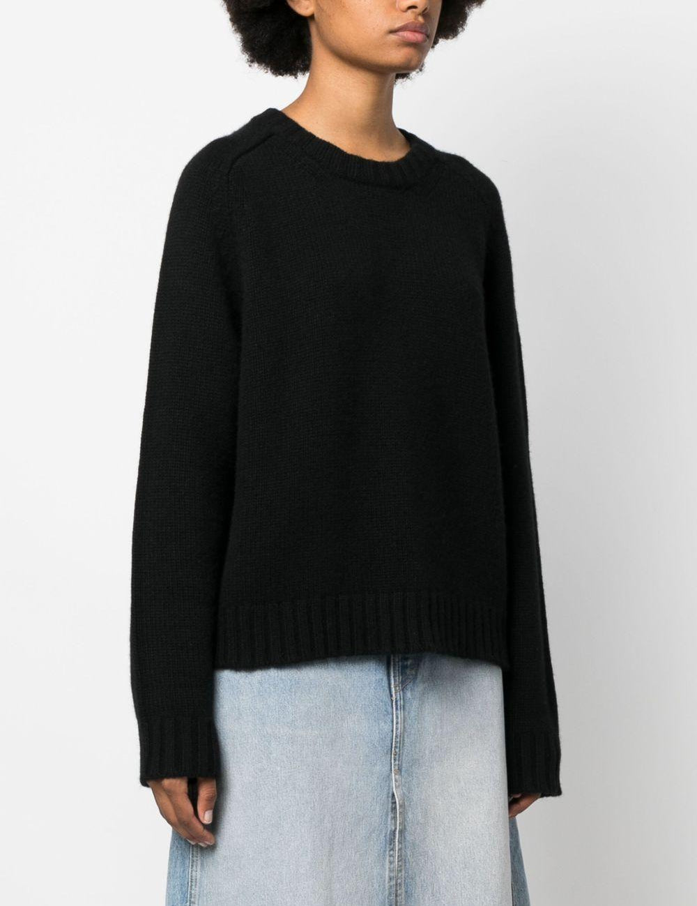 Maglione a girocollo mae in nero Khaite - donna 