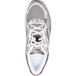 Sneakers Progrid Omni 9 traforate in bianco e marrone Saucony - uomo 
