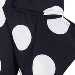 Blazer a pois in nero e bianco 