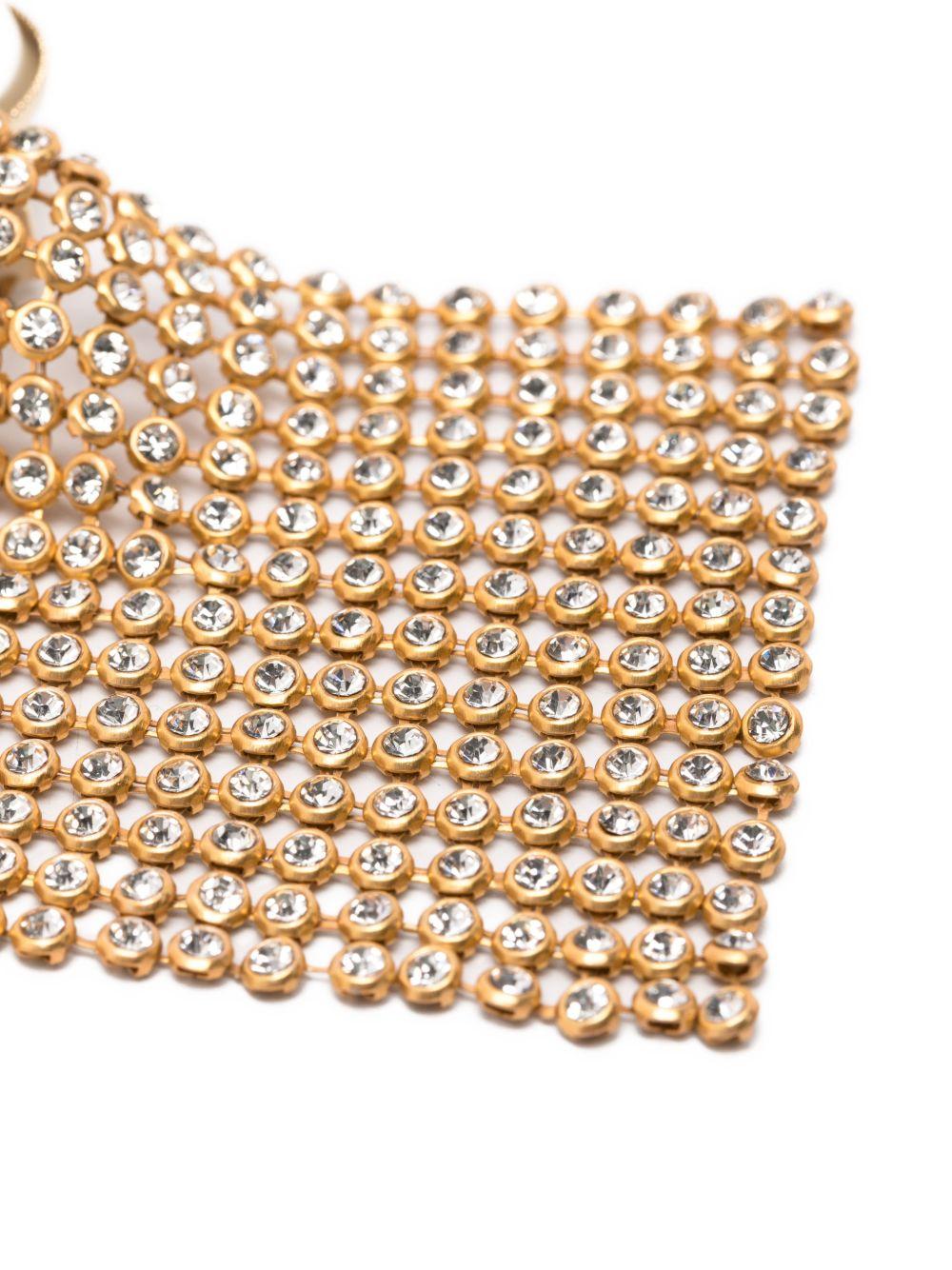 Orecchini in maglia mettalica con perle frizz in oro Rosantica - donna 