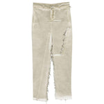 Gonna con effetto vissuto in beige Rick owens drkshdw - donna 