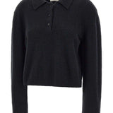 Polo a maniche lunghe in nero Laneus - uomo 