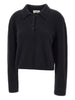 Polo a maniche lunghe in nero Laneus - uomo