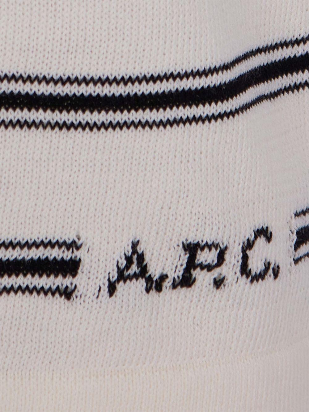 Polo a righe in bianco e blu A.P.C. - uomo 