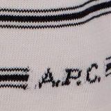Polo a righe in bianco e blu A.P.C. - uomo 