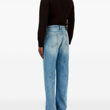 Jeans con cinque tasche in blu Mm6 maison margiela - uomo 