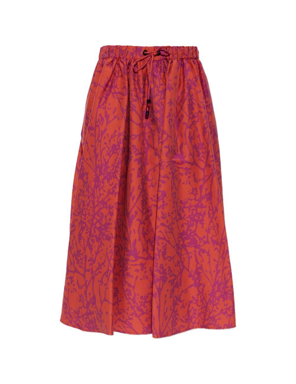 Gonna Berlina con stampa florale multicolor in Max Mara - donna 
