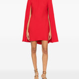Abito con maniche a mantella in rosso Roland mouret - donna 