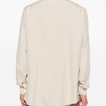 Camicia classica a maniche lunghe in beige Zegna - uomo 