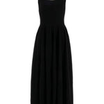Abito smanicato Jodie con scollo quadrato in nero Khaite - donna 