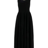 Abito smanicato Jodie con scollo quadrato in nero Khaite - donna 