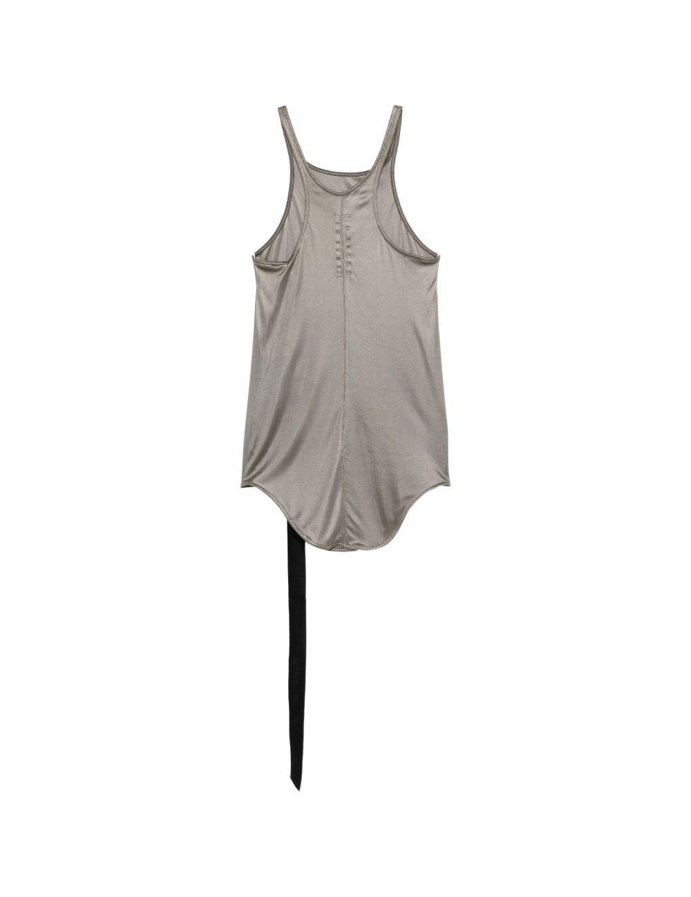 Canotta con scollo olimpionico in grigio Rick owens drkshdw - donna 