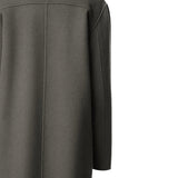 Cappotto monopetto in lana in grigio Ami Paris - uomo 
