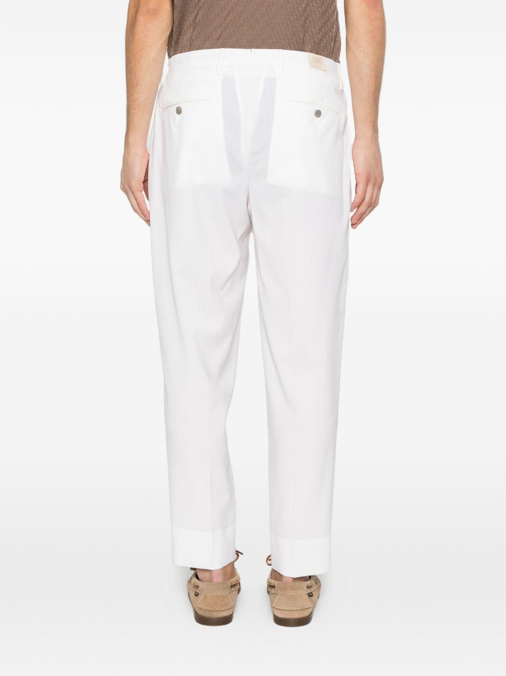 Pantaloni portobellos con pieghe in bianco Briglia 1949 - uomo 