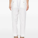 Pantaloni portobellos con pieghe in bianco Briglia 1949 - uomo 