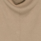 Top con scollo drappeggiato in beige Aya muse - donna 