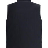 Gilet trapuntato con tasca con zip in nero Laminar - uomo 