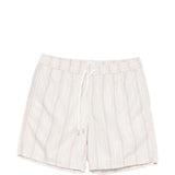 Pantaloncini da mare a righe in bianco Eleventy - uomo 