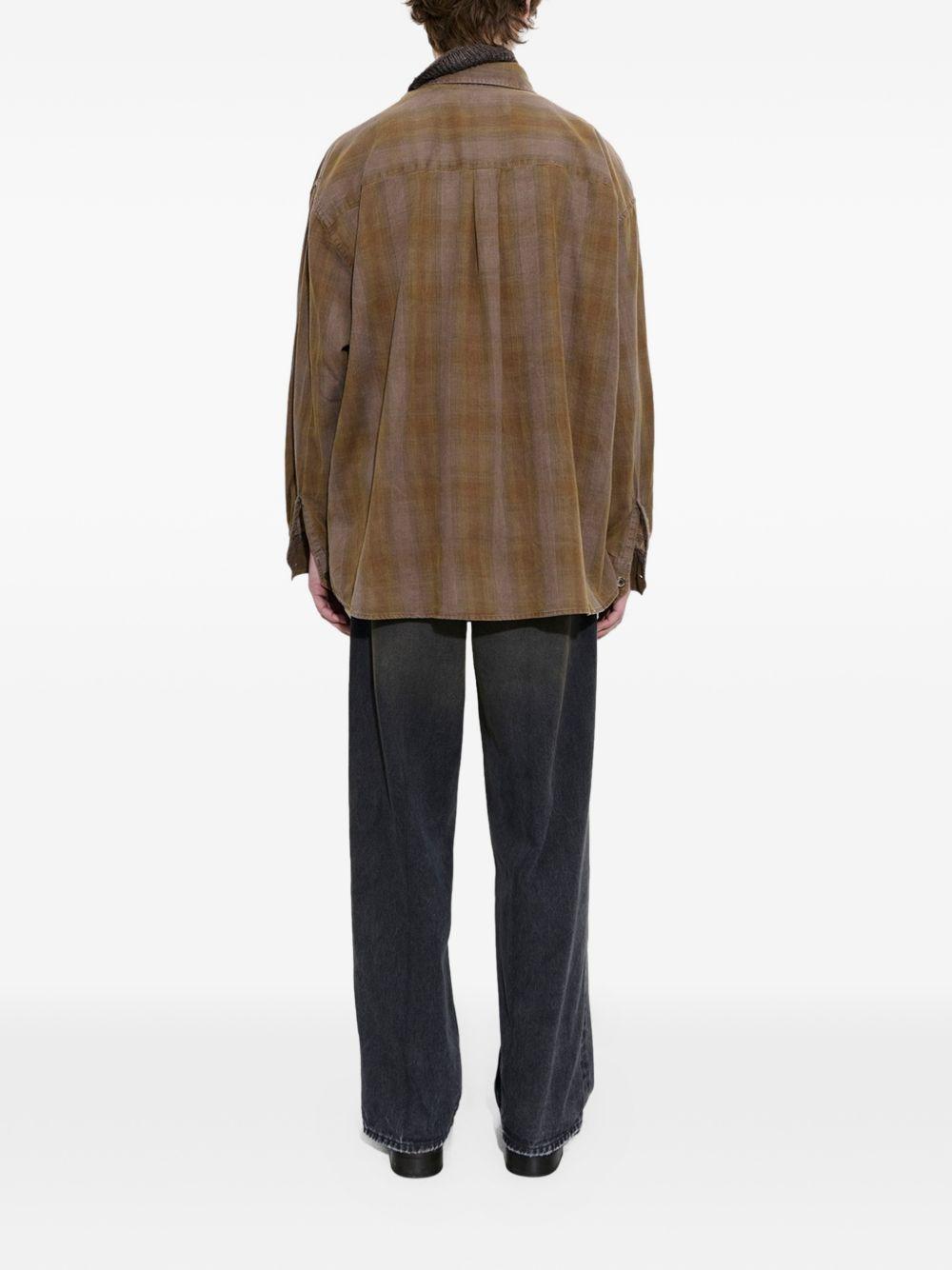 Camicia Borrowed a quadri multicolor Our Legacy  - uomo 