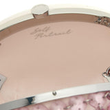 Borsa ovale con catena di cristalli in rosa 