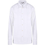 Camicia con collo plisse in bianco Victoria Beckham - donna 