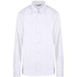 Camicia con collo plisse in bianco Victoria Beckham - donna 