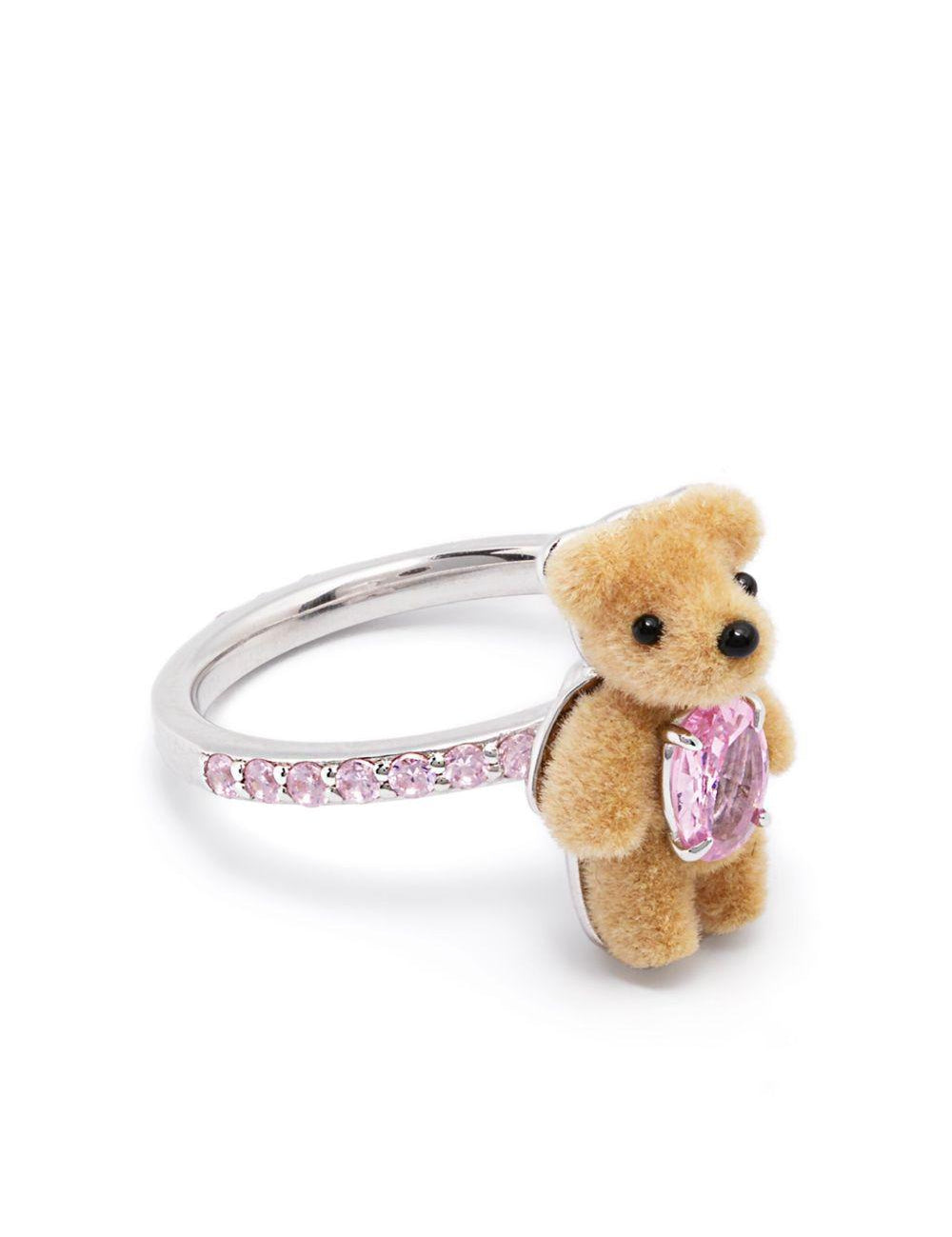 Anello mini bear in argento Yvmin - donna 
