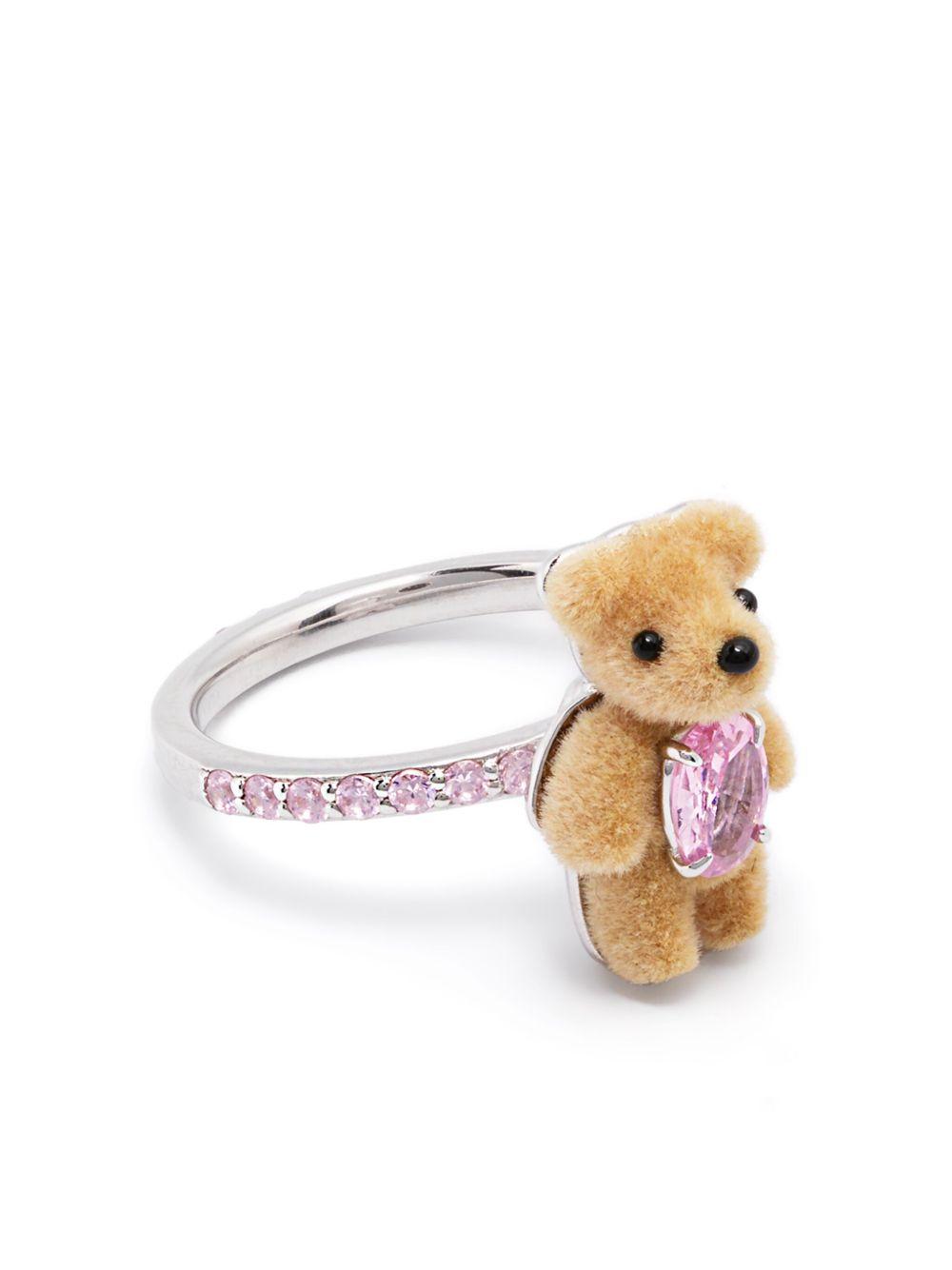 Anello mini bear in argento Yvmin - donna 