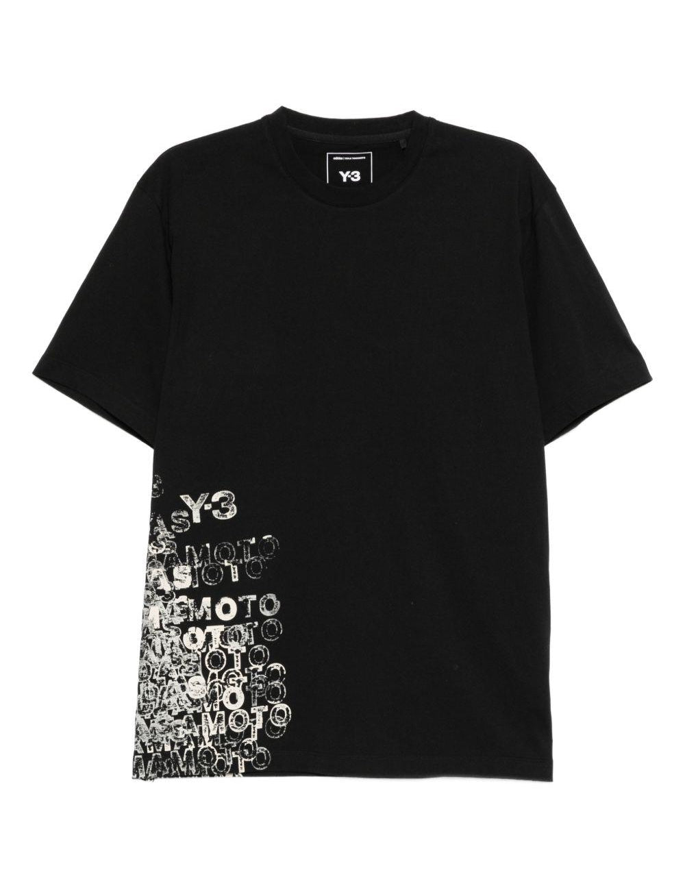 T-shirt GFX in nero Y-3 - uomo 