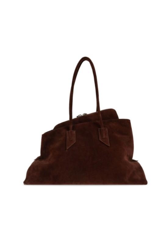 Borsa la passeggiata medium in marrone The Attico - donna 