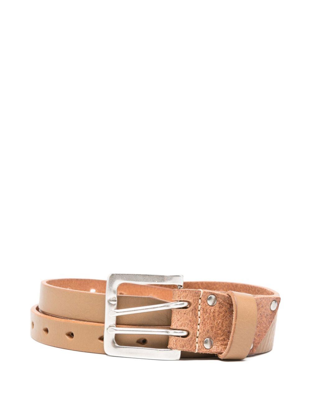 Cintura con fibbia  in beige Our legacy - uomo 