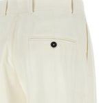 Shorts sartoriali con pieghe in bianco Toteme - donna 