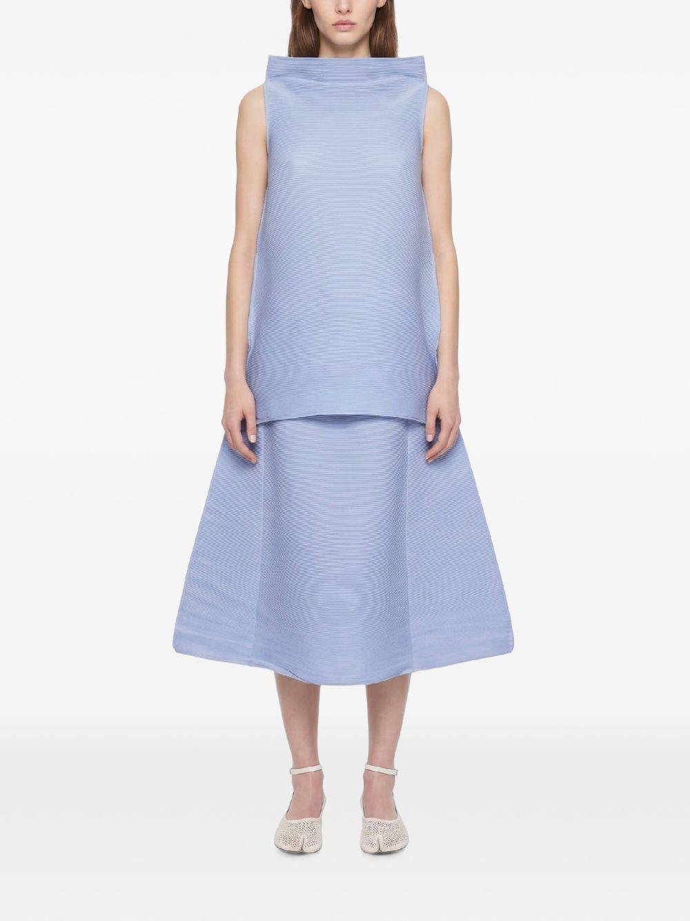 Top a collo alto in celeste Melitta Baumeister - donna 