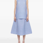 Top a collo alto in celeste Melitta Baumeister - donna 