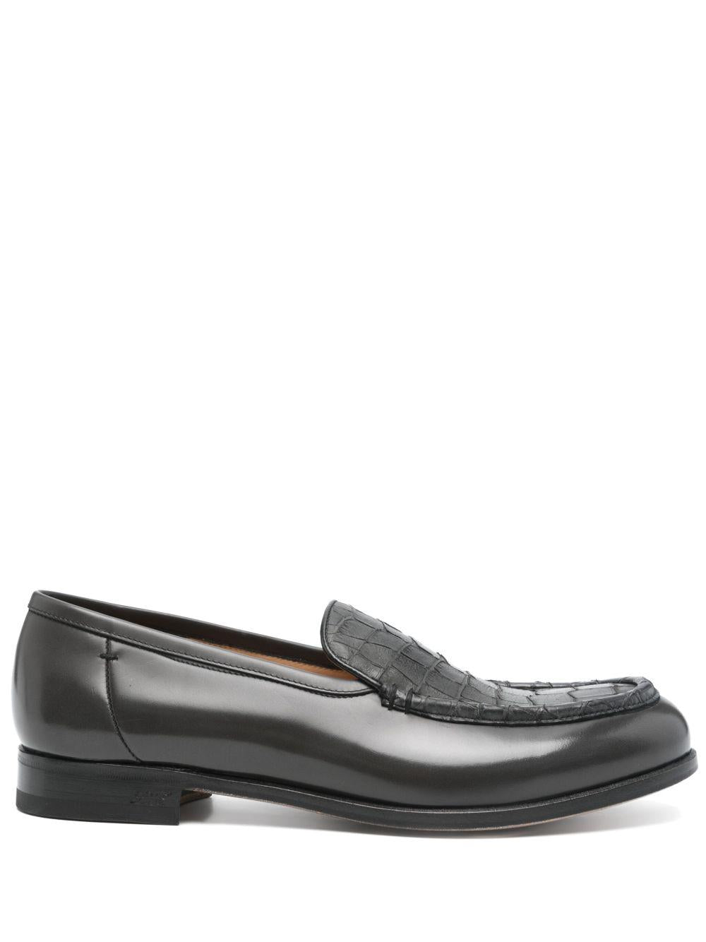 Mocassini in pelle in grigio Lidfort - uomo 