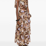 Top Coco monospalla in marrone Zimmermann - donna 