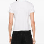 T-shirt Lucky You in bianco Re/done - donna 