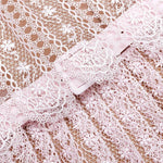 Abito midi plissettato in rosa Self-Portrait - donna 