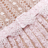 Abito midi plissettato in rosa Self-Portrait - donna 