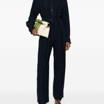 Camicia pigiama in blu victoria beckham - donna 