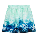 Pantaloncini con coulisse tie-dye in blu Casablanca - uomo 