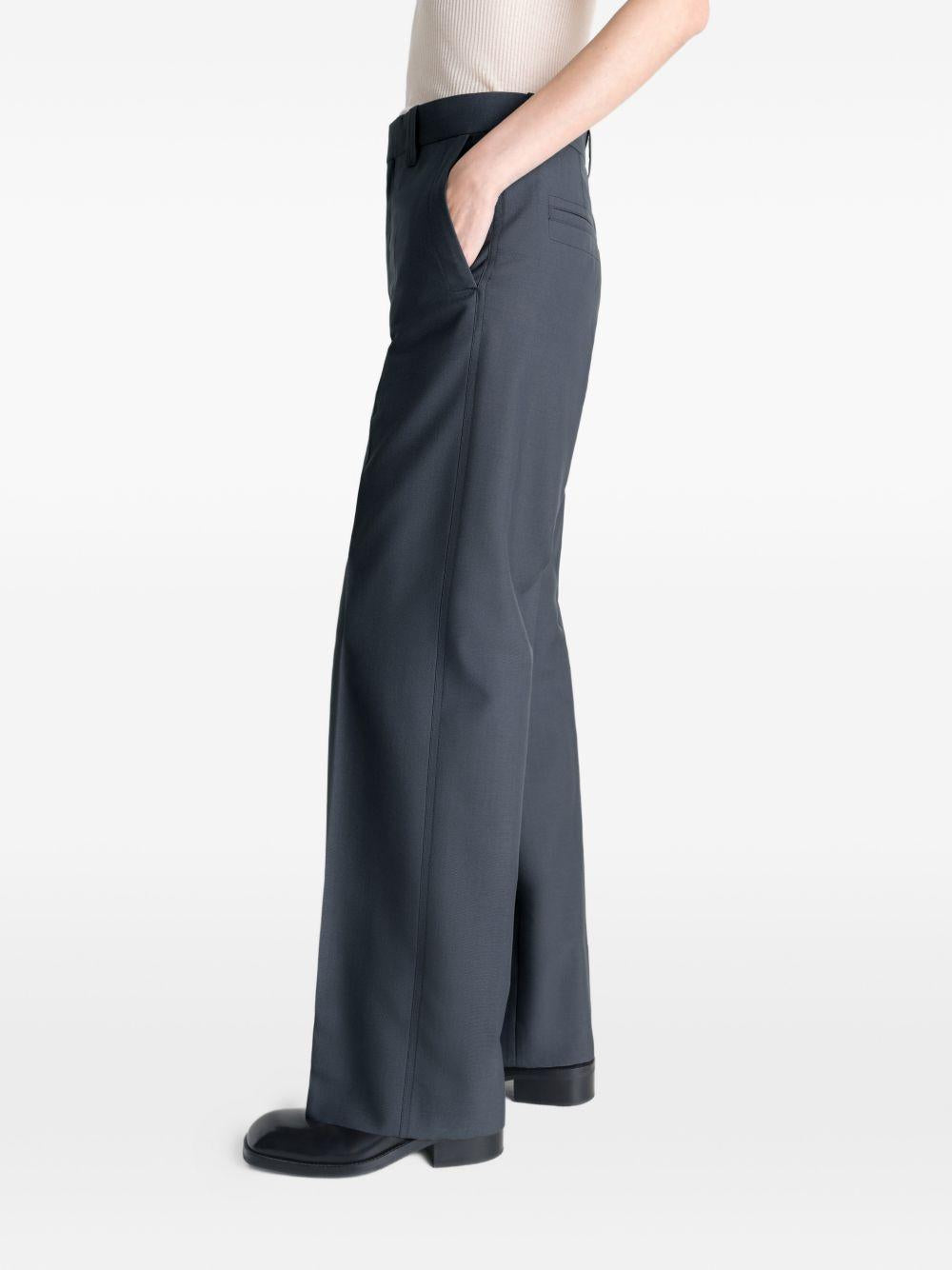 Pantaloni sartoriali dritti con pinces in grigio Lemaire - donna 