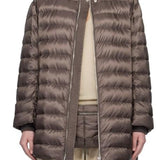 Parka trapuntata flight in marrone Rick Owens x Moncler - unisex<BR/> 